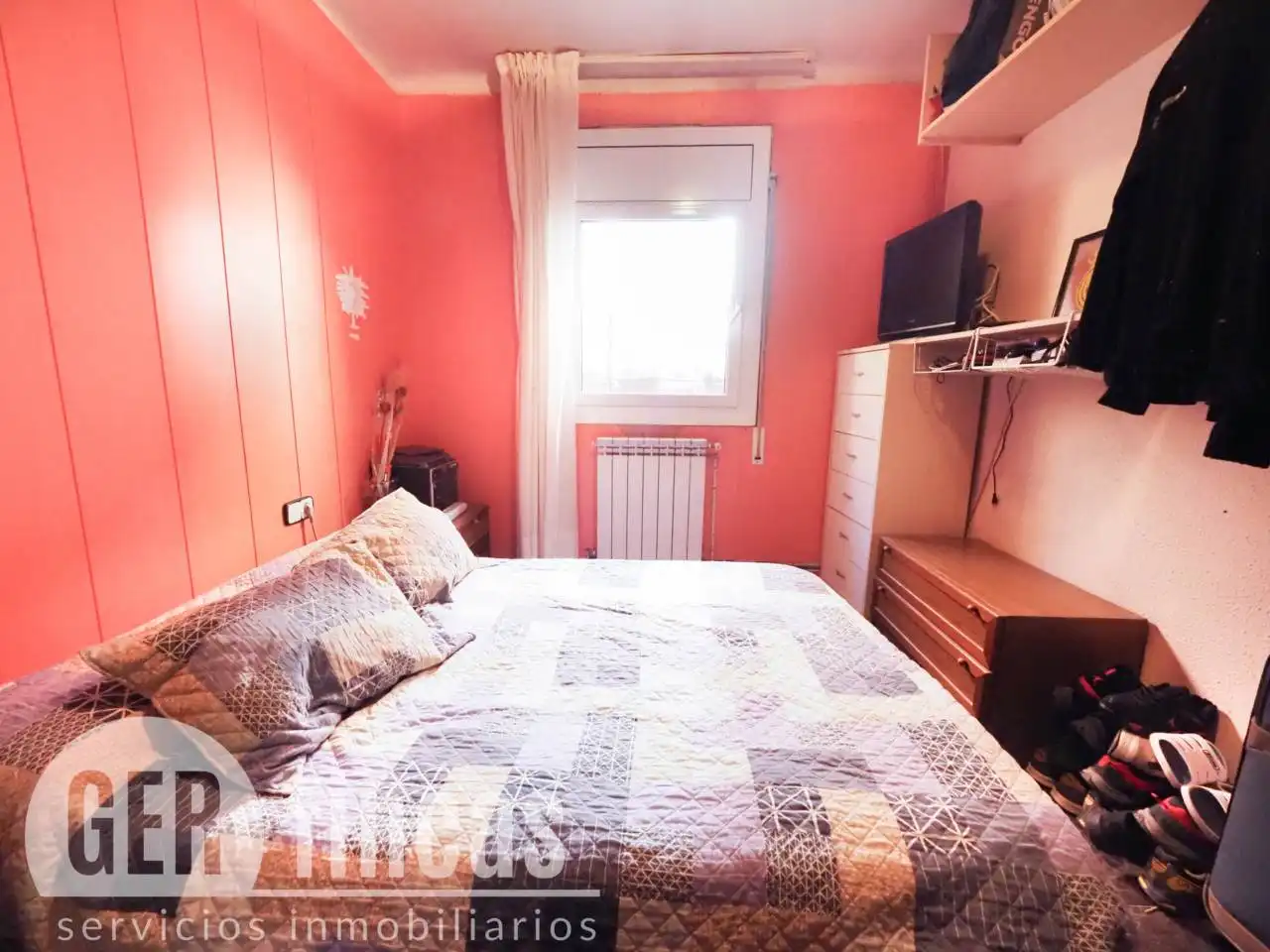 Schlafzimmer von Wohnung zum Verkauf in Terrassa mit Heizung und Alarm