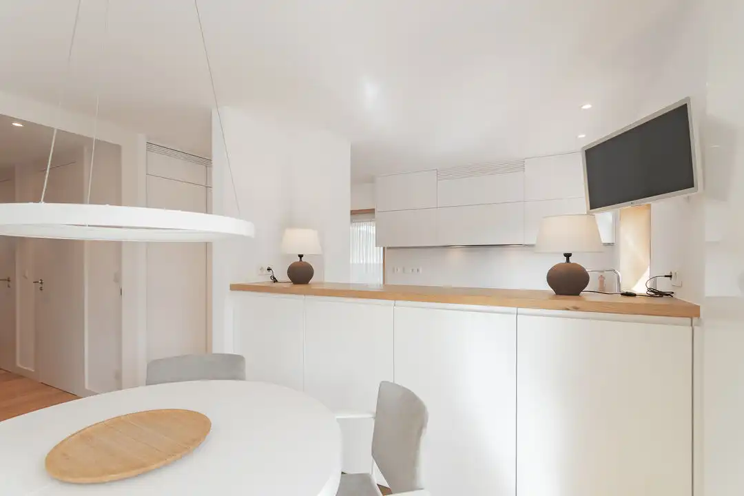 Cocina de Ático en venta en  Pamplona / Iruña con Calefacción, Terraza y Alarma