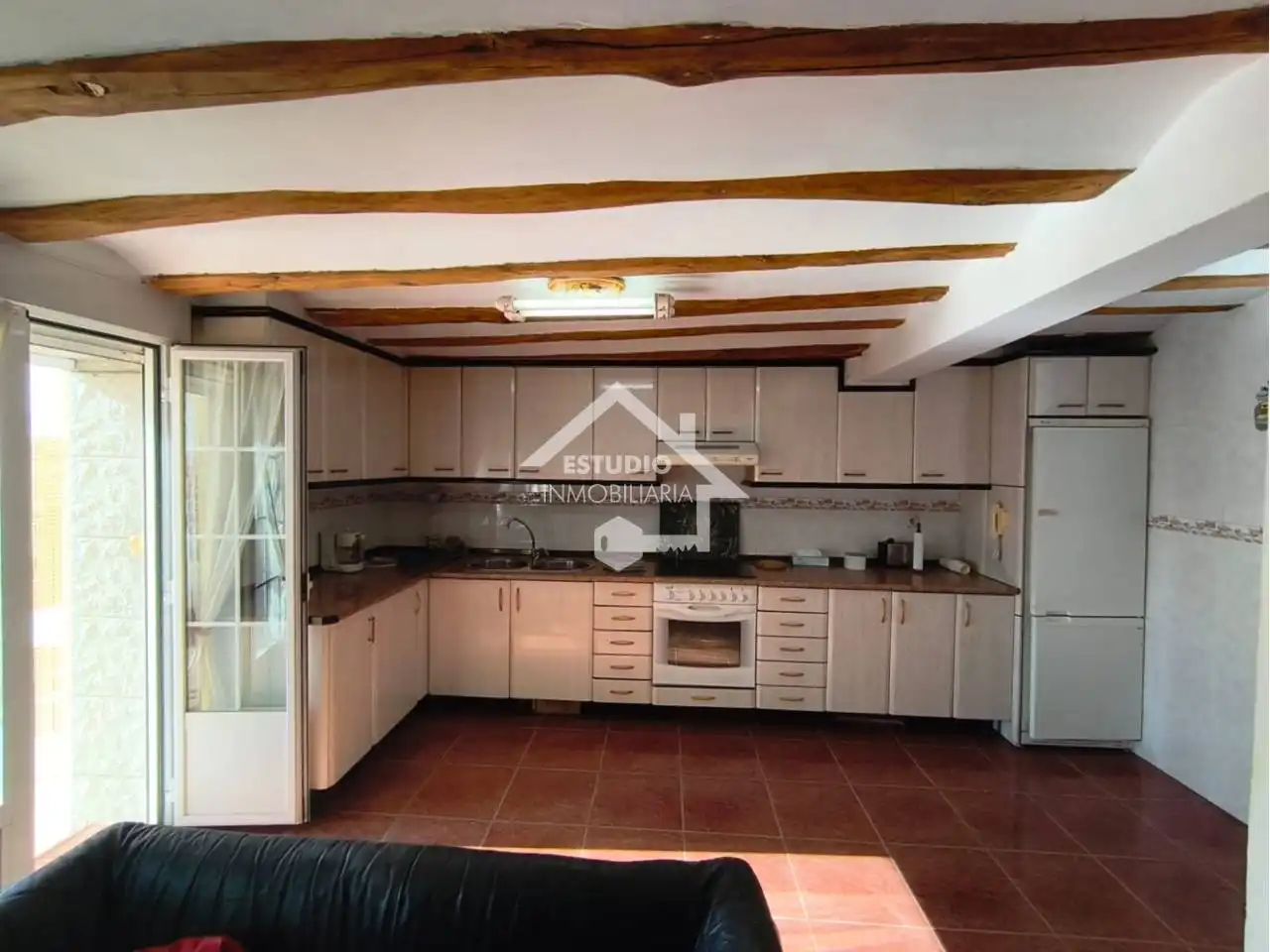 Cocina de Casa o chalet en venta en Torrecilla Sobre Alesanco con Jardín privado, Terraza y Amueblado