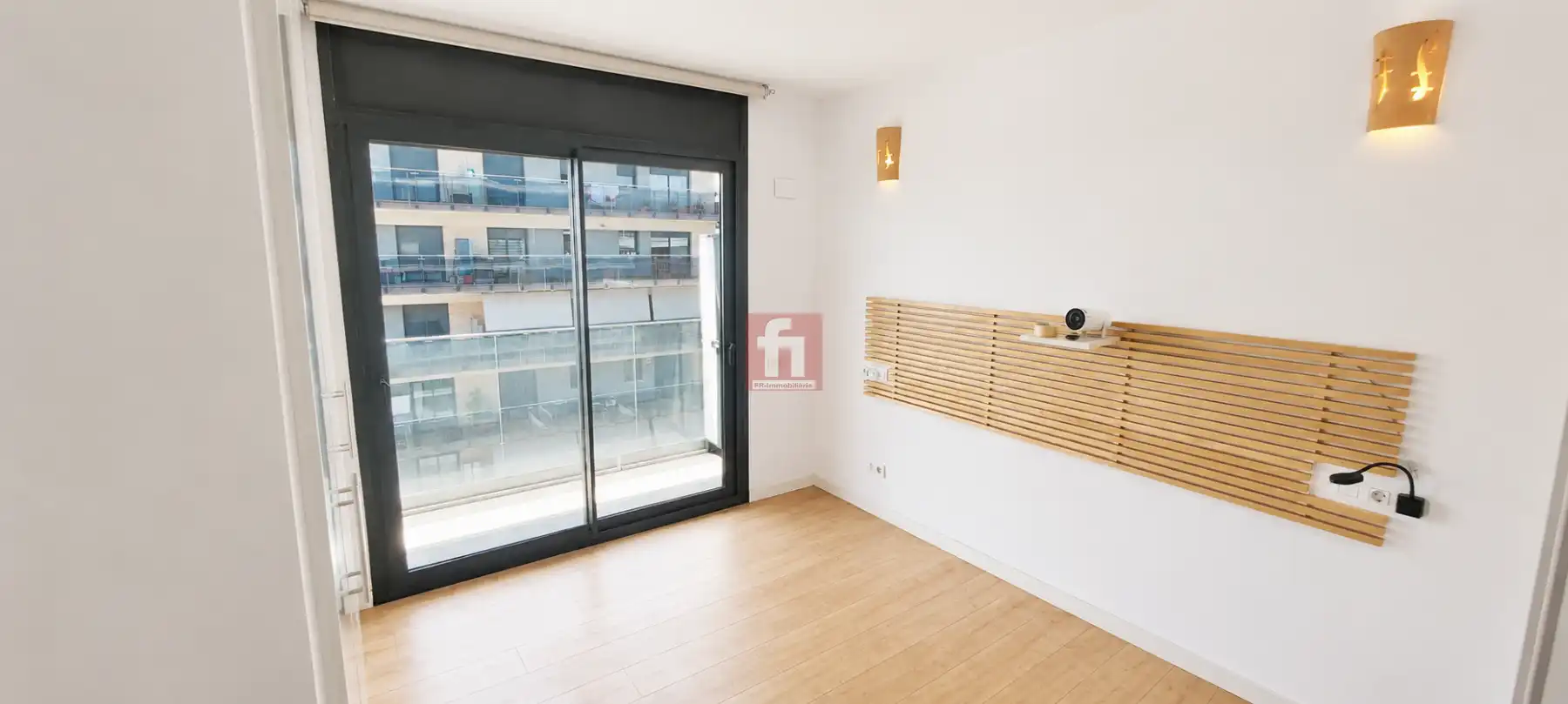 Schlafzimmer von Wohnung zur Miete in Mataró mit Klimaanlage, Heizung und Parkett