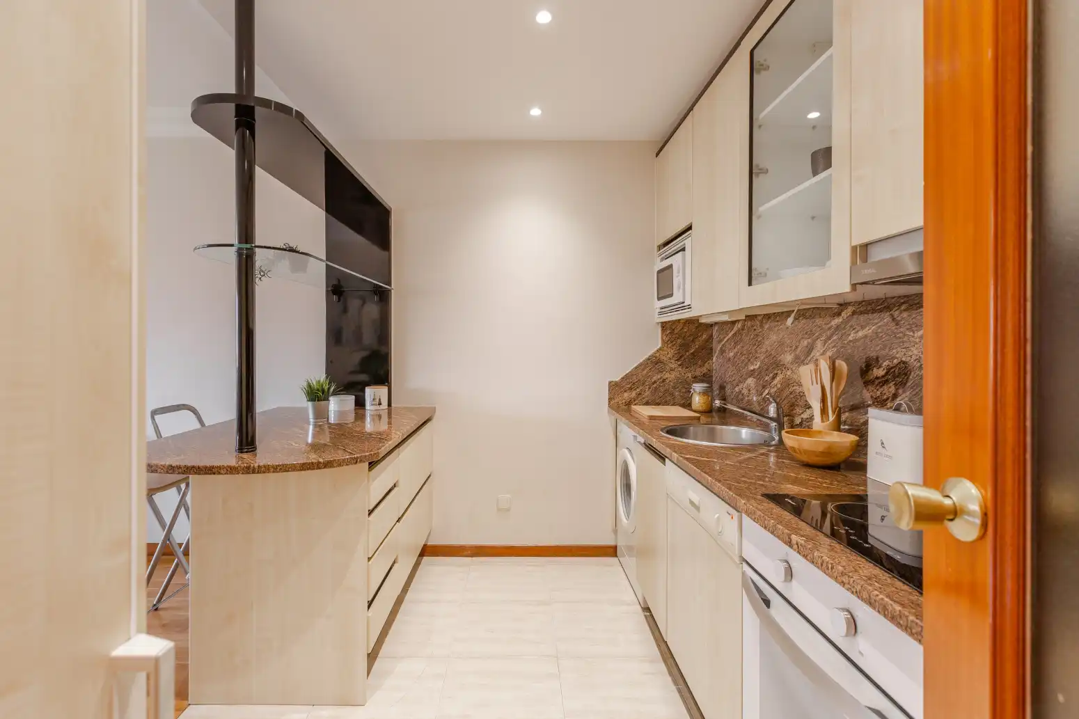 Cocina de Piso en venta en  Pamplona / Iruña con Parquet, Terraza y Trastero