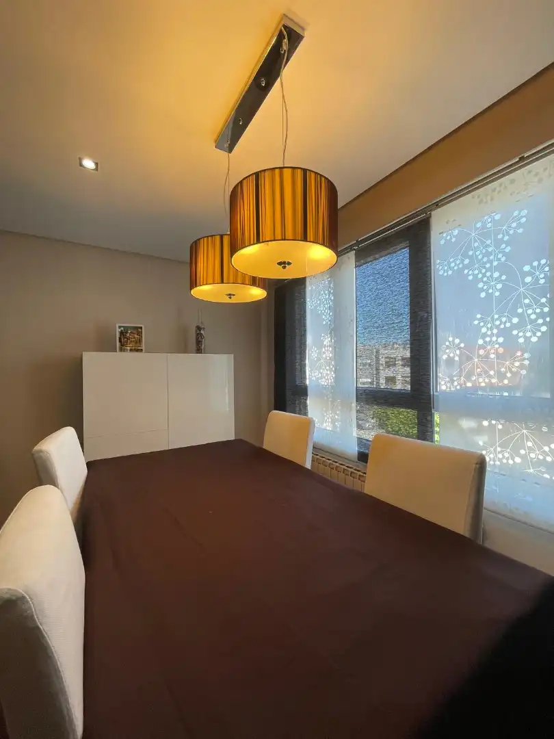 Dining room of Flat for sale in Ferrol  with Heating, Storage room and Furnished