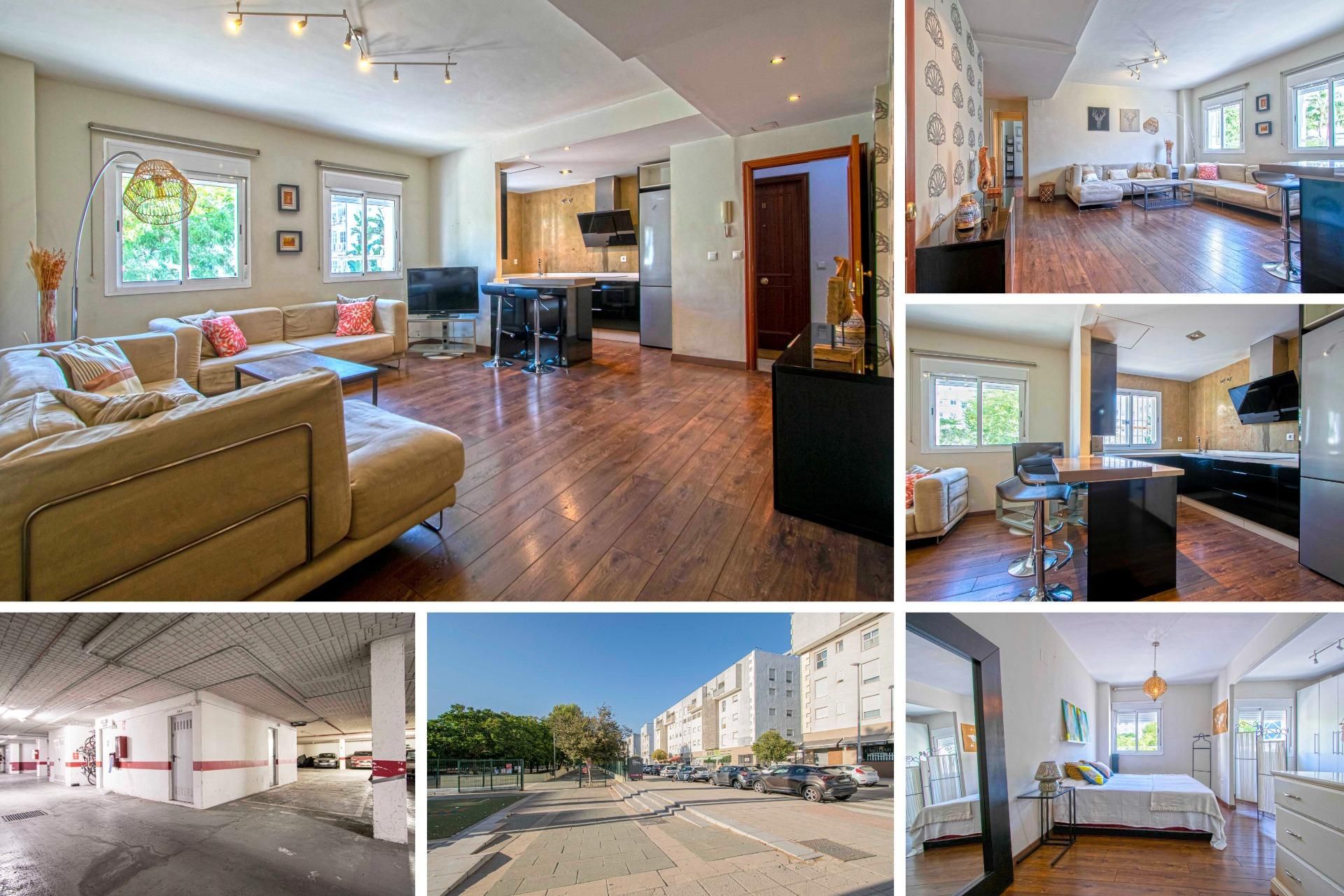 Vista exterior de Piso en venta en  Sevilla Capital con Aire acondicionado, Calefacción y Jardín privado