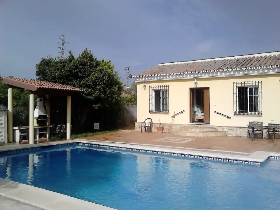 Swimming pool of Houses for sale in Nerja  with Heating, Terrace and Swimming Pool