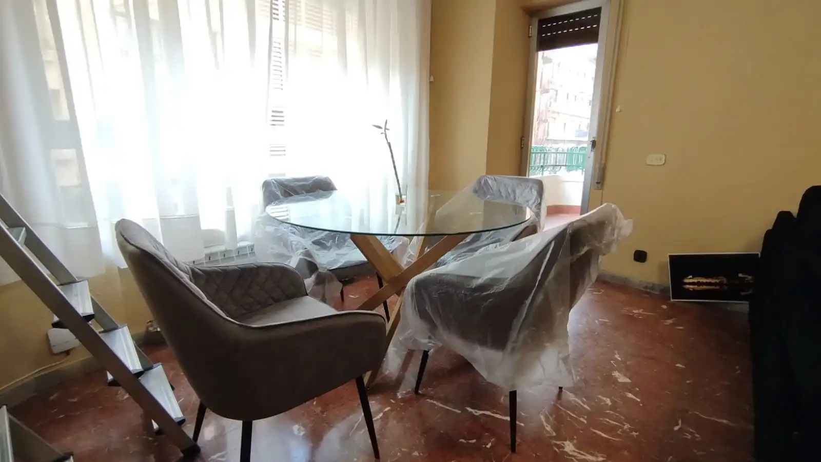 Esszimmer von Wohnung zur untervermieten in Salamanca mit Heizung, Parkett und Möbliert