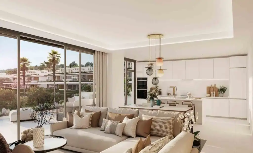 Living room of Attic for sale in Marbella  with Air Conditioner, Heating and Private garden