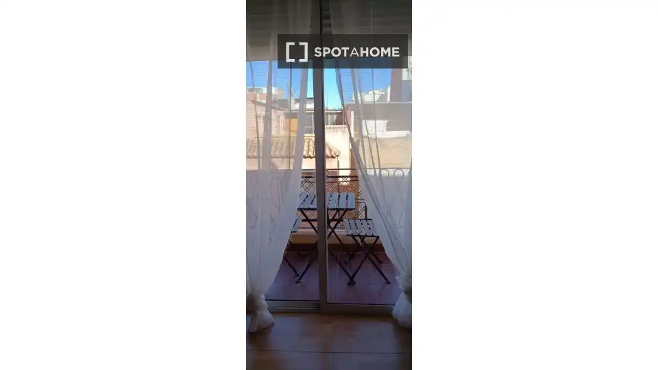 Terraza de Piso de alquiler en Sagunto / Sagunt con Aire acondicionado, Calefacción y Amueblado