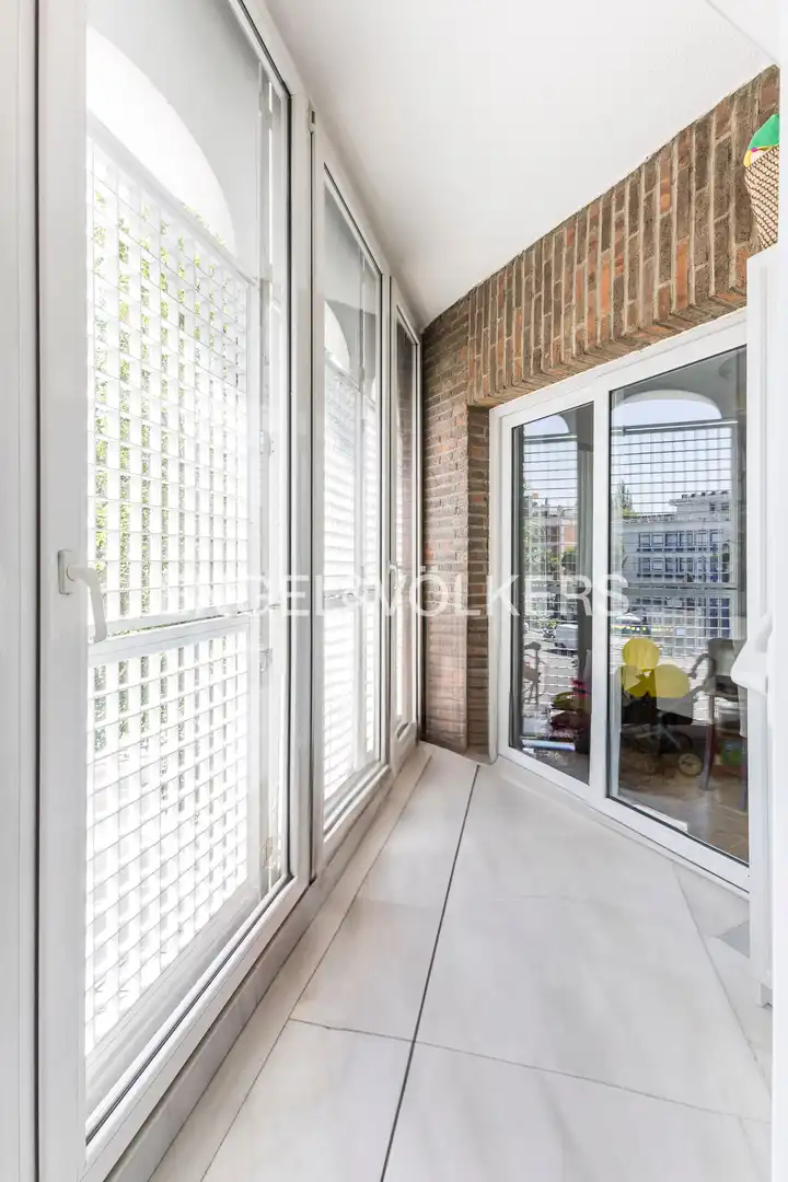 Terraza de Piso en venta en Madrid con Calefacción, Jardín privado y Parquet