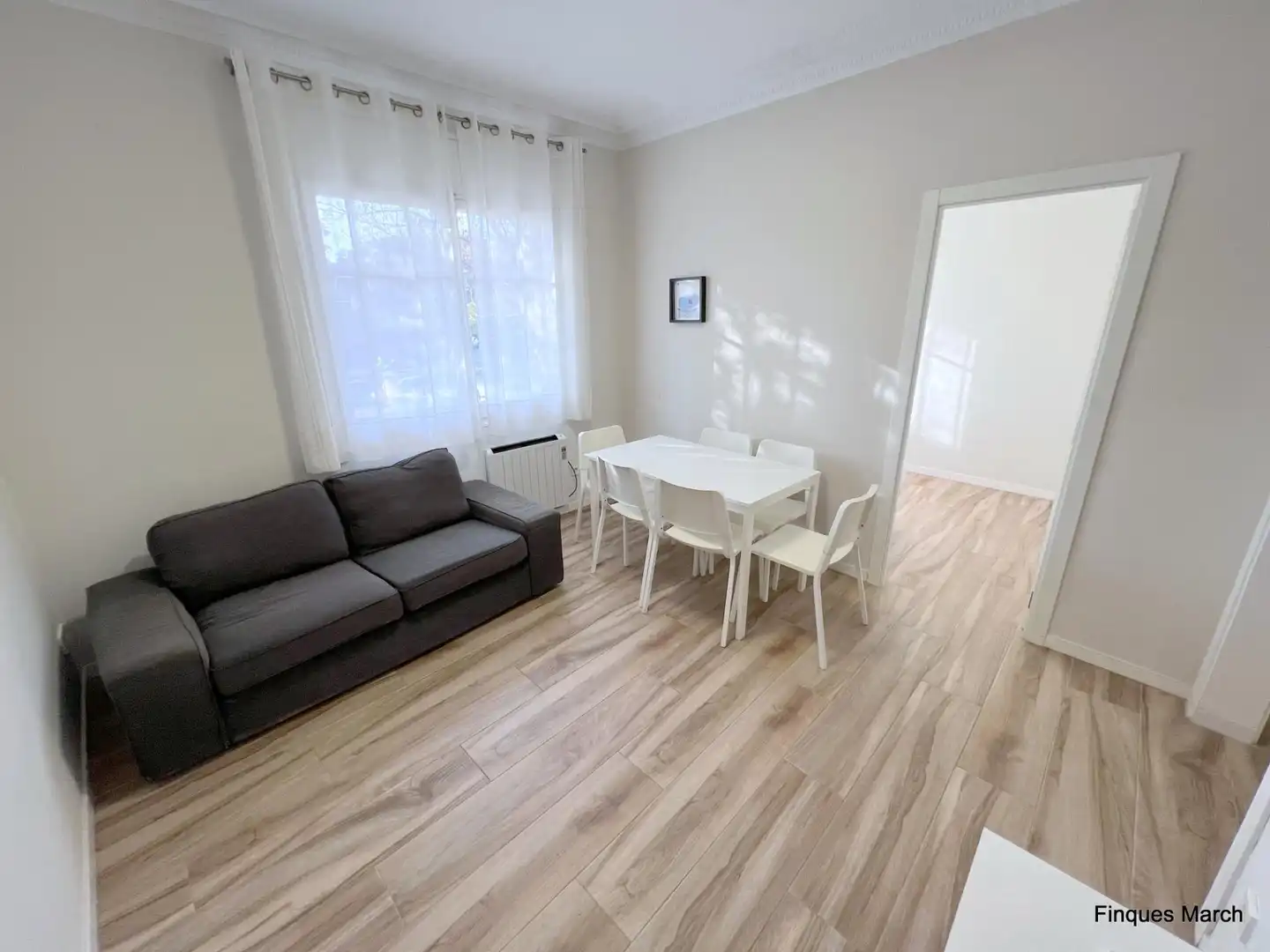 Sala de estar de Piso en venta en Barcelona con Aire acondicionado y Amueblado