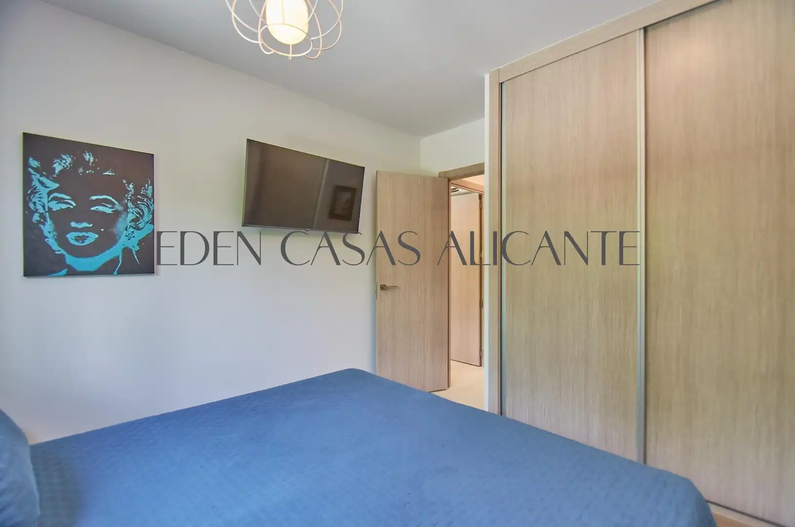 Habitación de Casa adosada en venta en Busot con Aire acondicionado, Calefacción y Jardín privado