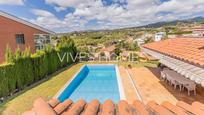Exterior view of House or chalet for sale in Caldes d'Estrac  with Air Conditioner, Heating and Private garden