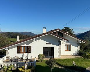 Exterior view of Single-family semi-detached for sale in Hernialde  with Heating, Private garden and Terrace