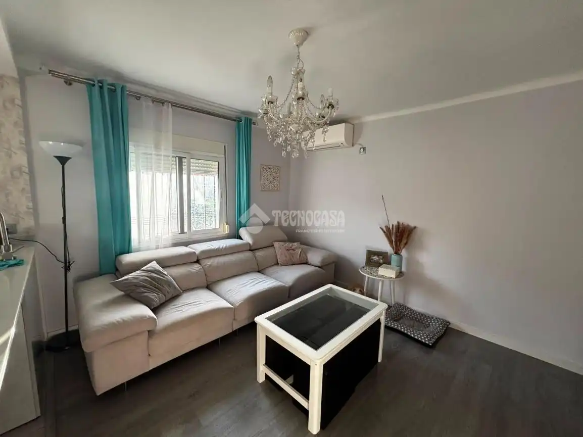 Sala de estar de Piso en venta en Málaga con Aire acondicionado, Parquet y Amueblado