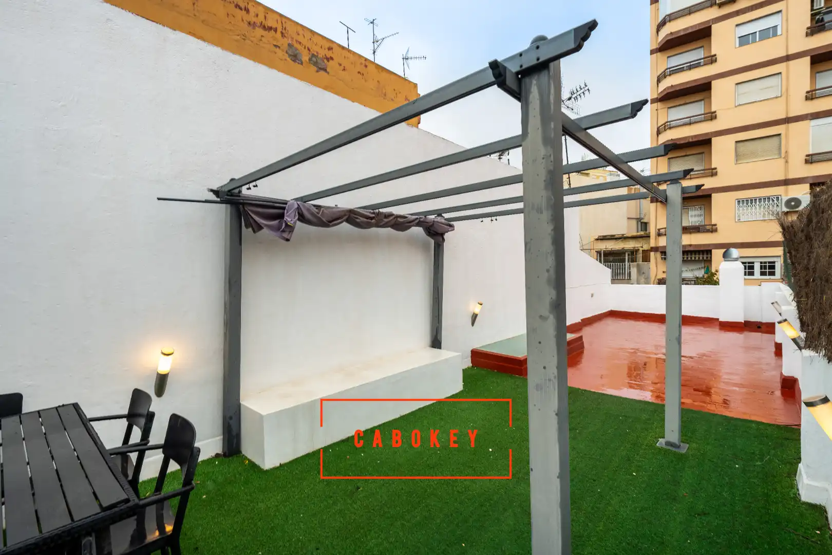 Terraza de Casa adosada en venta en Almería con Aire acondicionado, Calefacción y Parquet