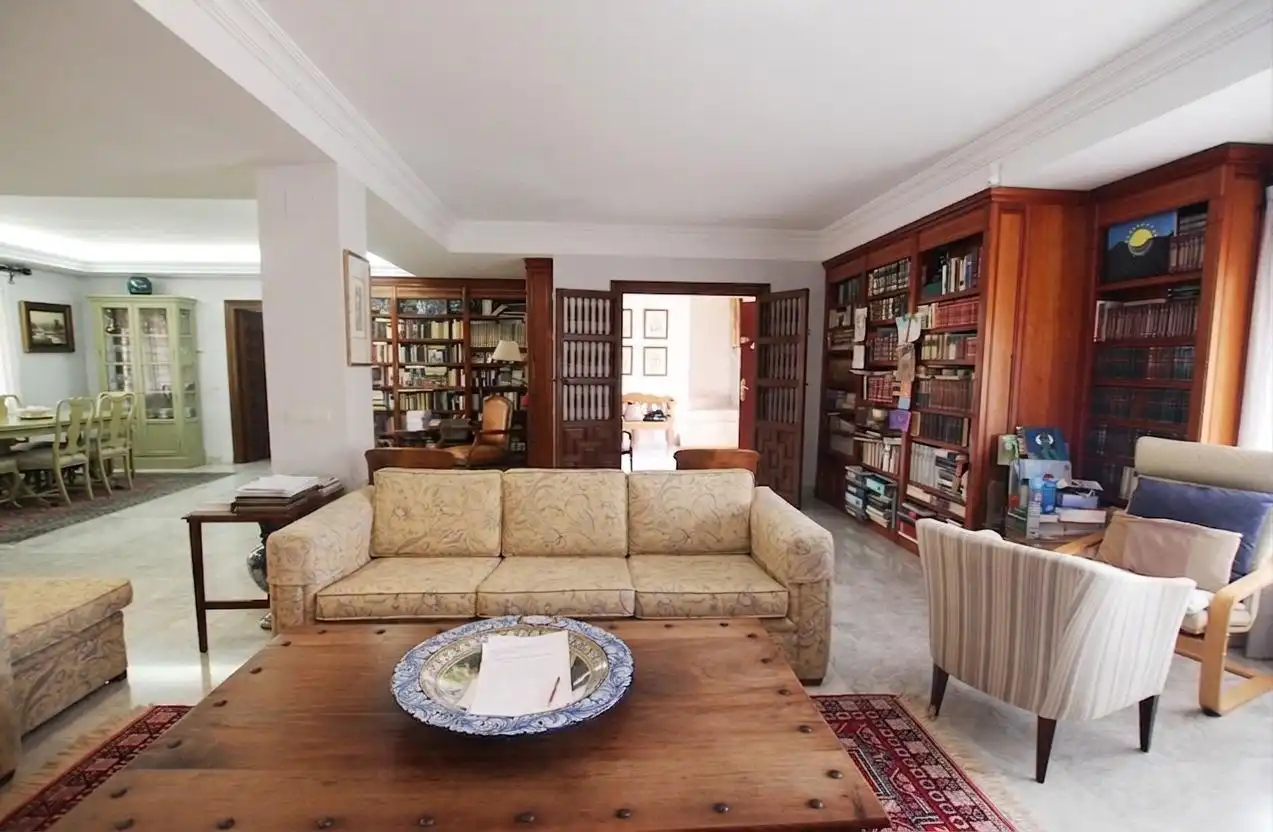 Sala de estar de Casa o chalet en venta en Jerez de la Frontera con Aire acondicionado, Jardín privado y Terraza