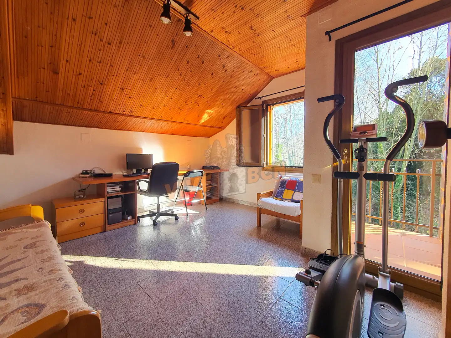 Sala de estar de Casa o chalet en venta en Sant Celoni con Aire acondicionado, Calefacción y Jardín privado