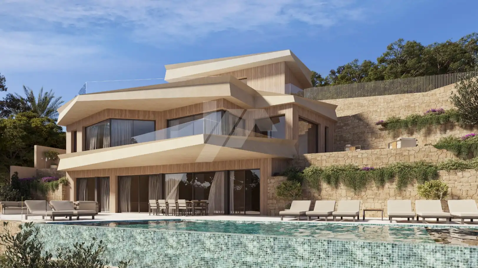 Villa con terrazza in vendita a La Fustera, imagen 2