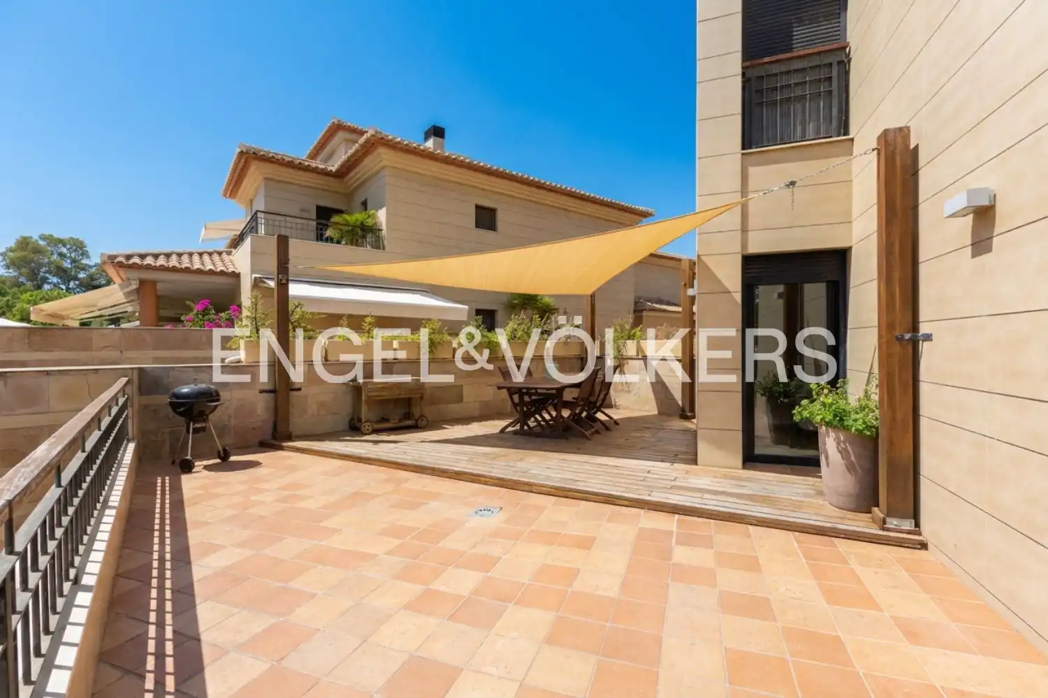 Terraza de Piso de alquiler en Jávea / Xàbia con Aire acondicionado, Calefacción y Jardín privado