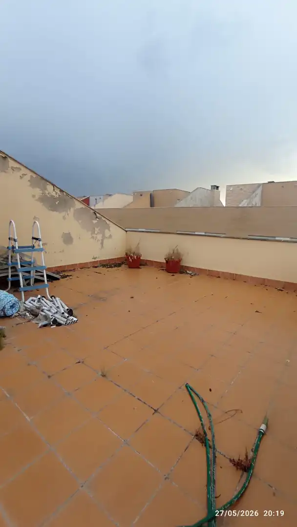 Terraza de Casa adosada de alquiler en Zamora Capital  con Calefacción, Terraza y Trastero