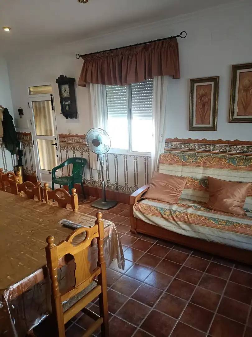 Sala de estar de Finca rústica en venta en Montealegre del Castillo con Amueblado
