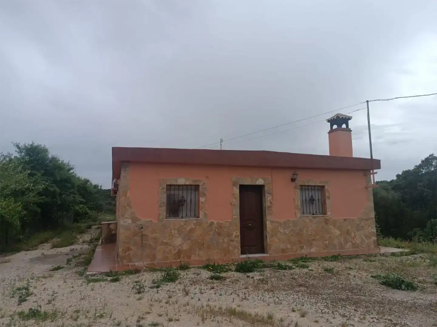 Vista exterior de Finca rústica en venda en San José del Valle amb Aire condicionat, Jardí privat i Traster