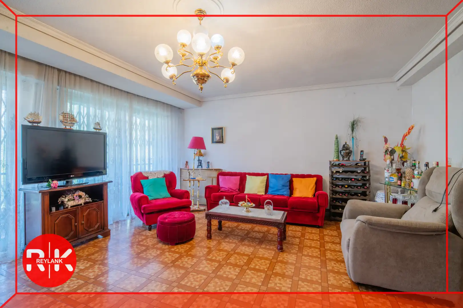 Sala de estar de Piso en venta en Coslada con Aire acondicionado, Terraza y Trastero