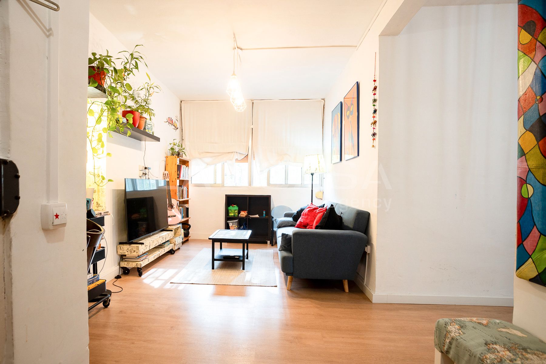 Sala d'estar de Pis en venda en  Barcelona Capital