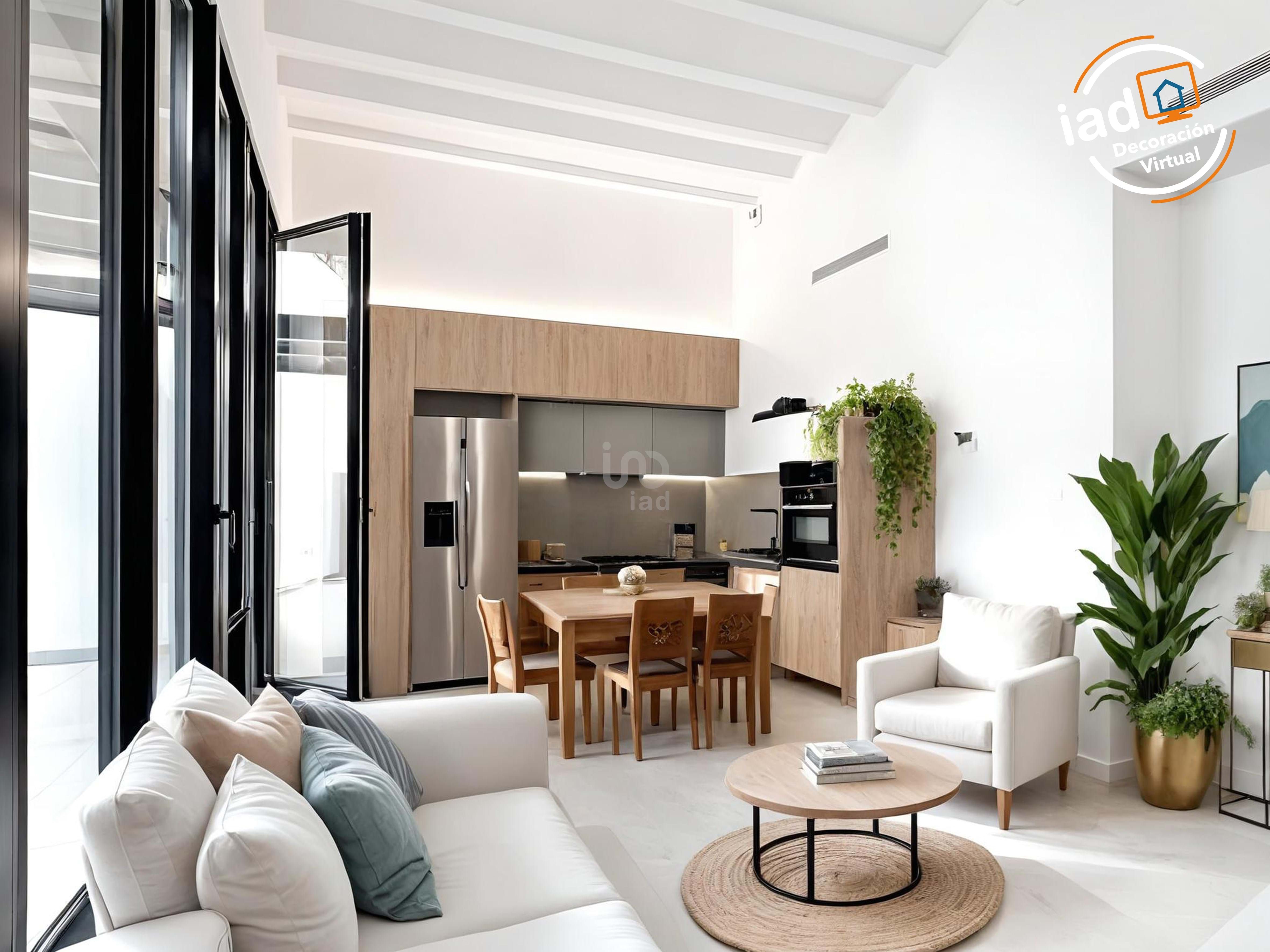 Living room of Flat for sale in  Barcelona Capital  with Air Conditioner, Heating and Terrace
