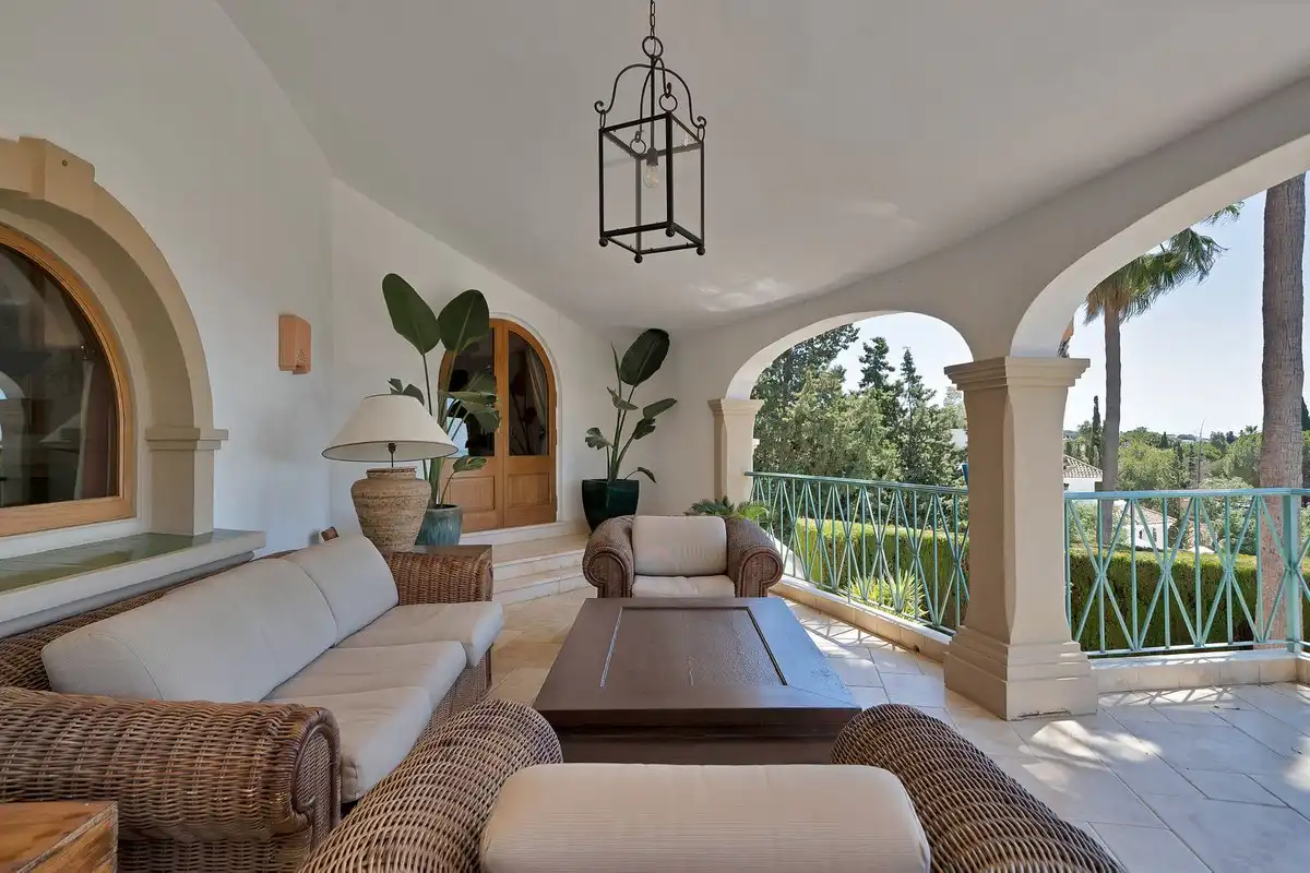 Terraza de Casa o chalet en venta en Marbella con Aire acondicionado, Calefacción y Jardín privado