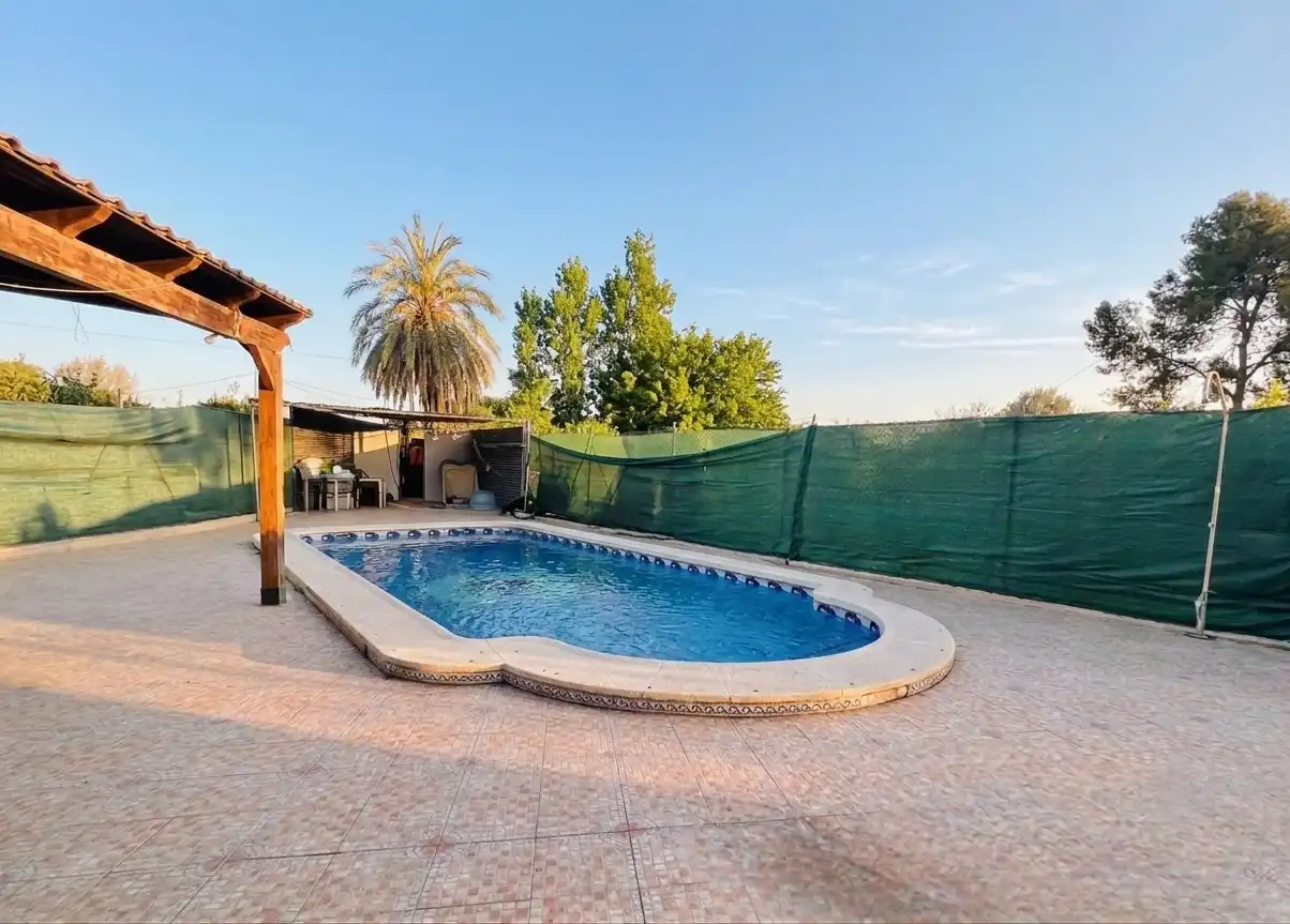 Piscina de Casa o xalet en venda en Murcia amb Aire condicionat, Jardí privat i Terrassa