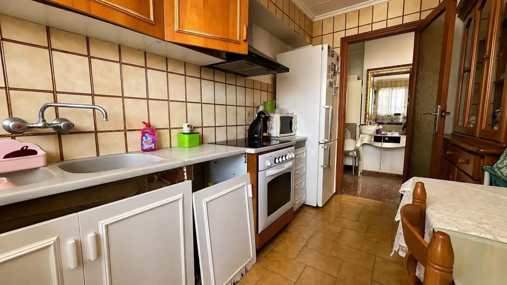 Küche von Wohnung zum Verkauf in Cullera mit Balkon