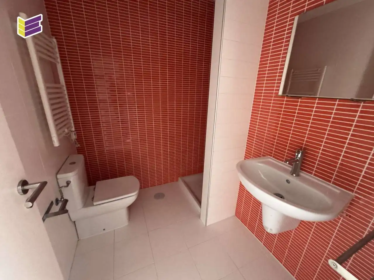 Baño de Dúplex en venta en Baiona con Terraza, Trastero y Balcón