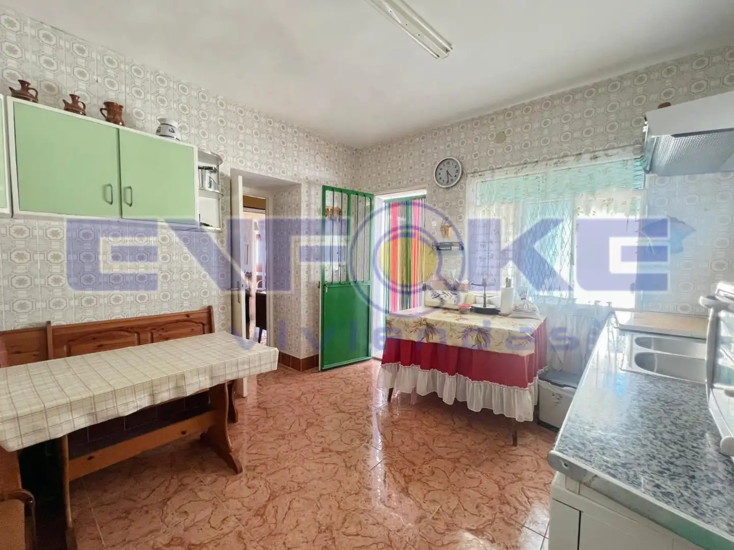 Cocina de Casa o chalet en venta en Benquerencia de la Serena con Terraza, Trastero y Amueblado