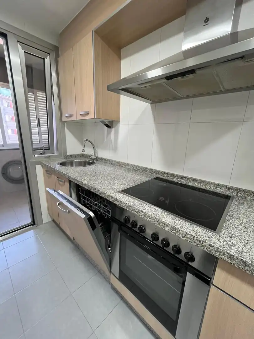 Kitchen of Flat for rent in Cambre   with Heating and Storage room