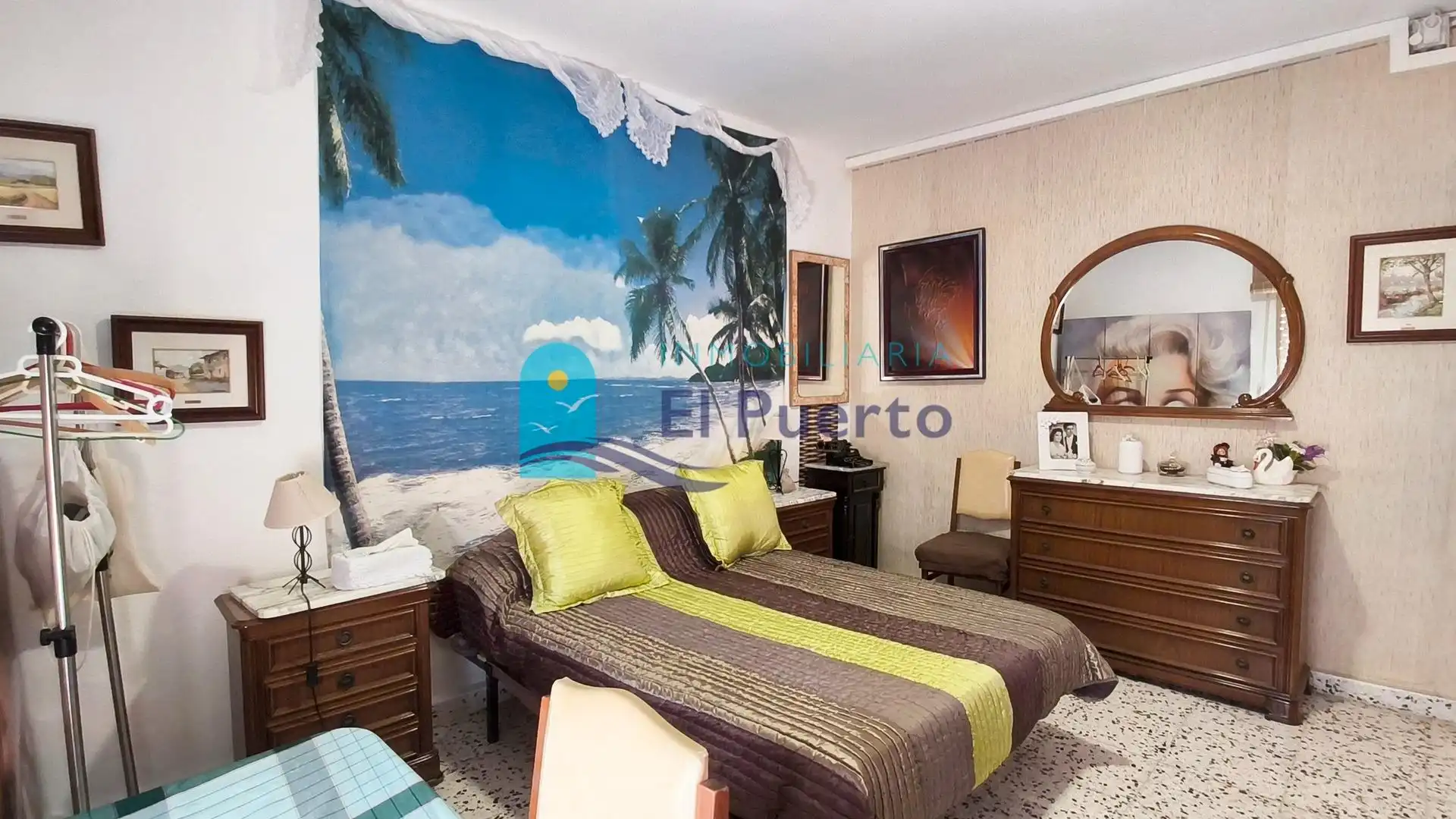 Schlafzimmer von Wohnung zum Verkauf in Cartagena mit Klimaanlage, Heizung und Terrasse