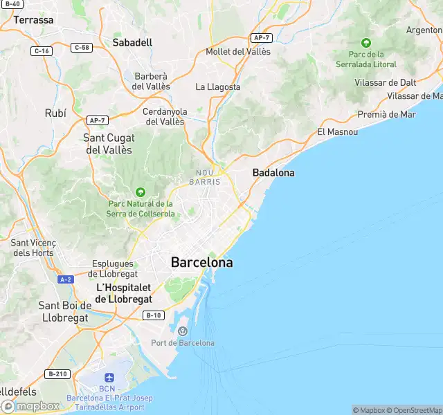 Vista exterior de Pis en venda en Badalona