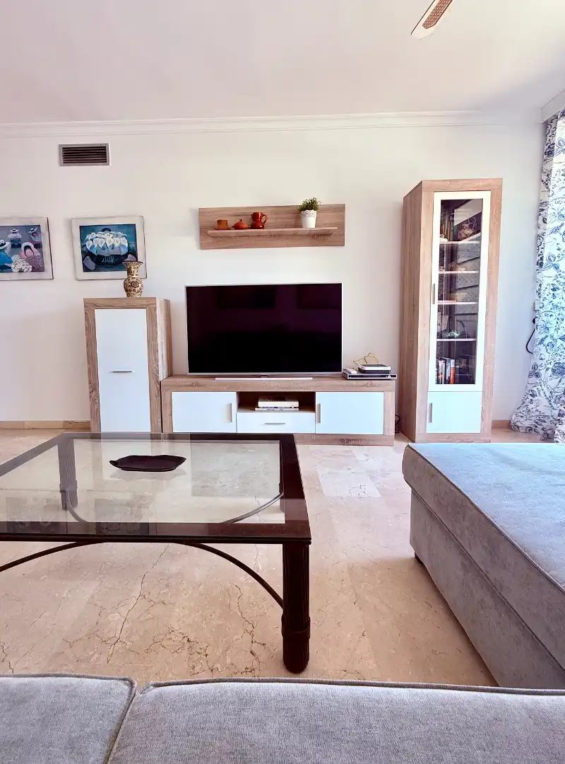 Sala d'estar de Pis en venda en Mogán amb Aire condicionat i Terrassa