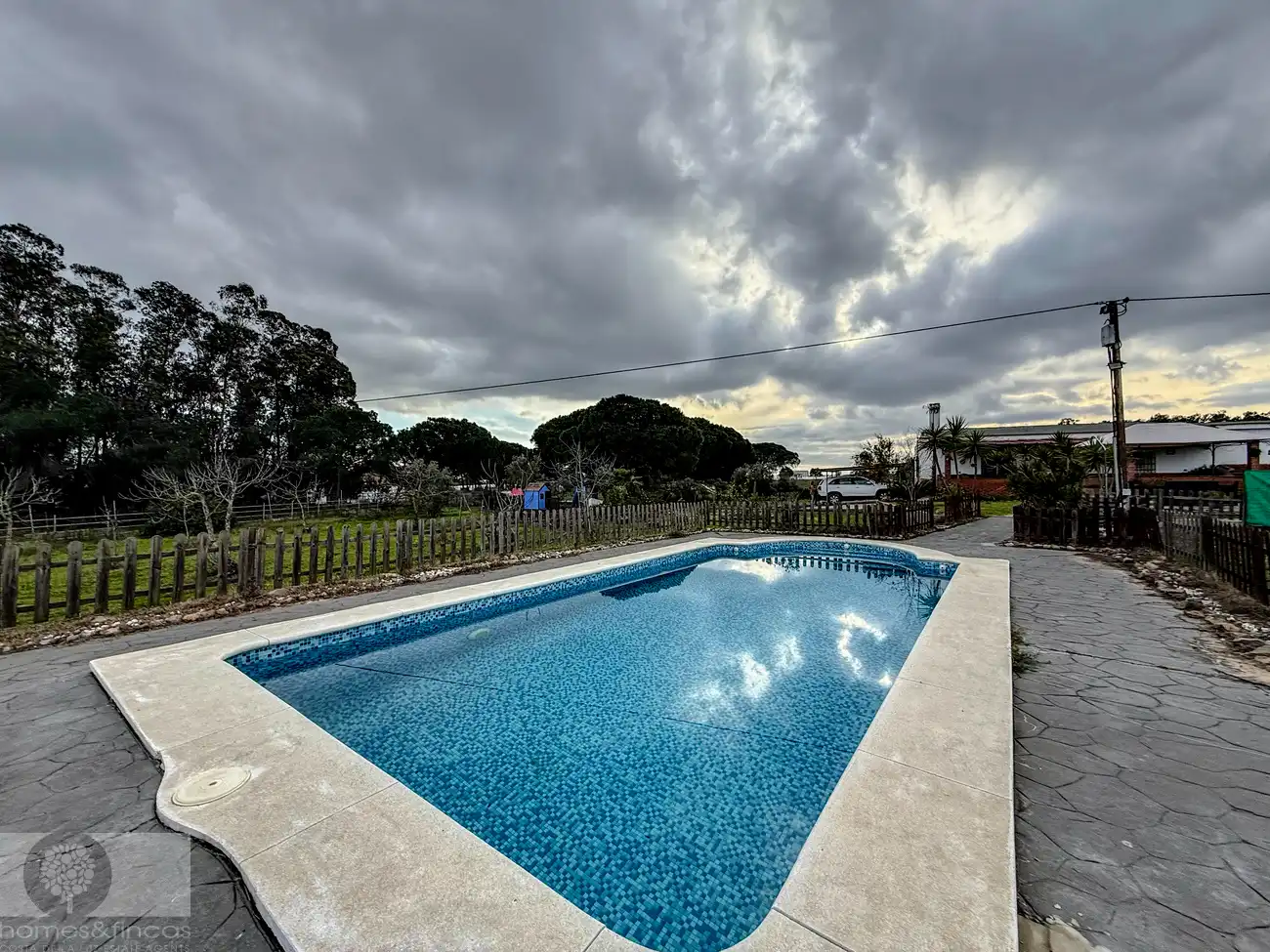Swimming pool of Country homes for sale in Gibraleón  with Furnished