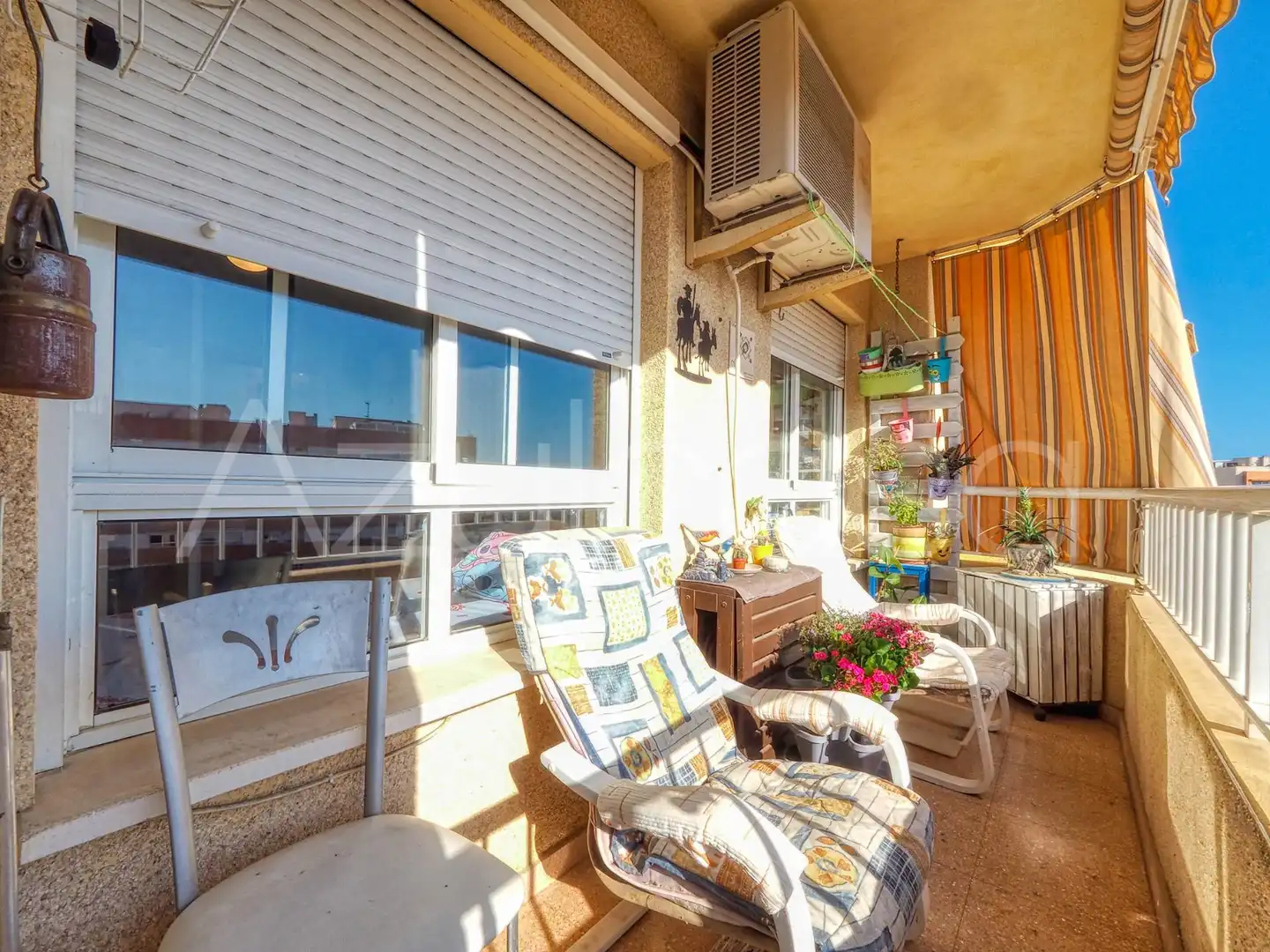 Balcony of Flat for sale in Alicante / Alacant  with Air Conditioner, Terrace and Storage room