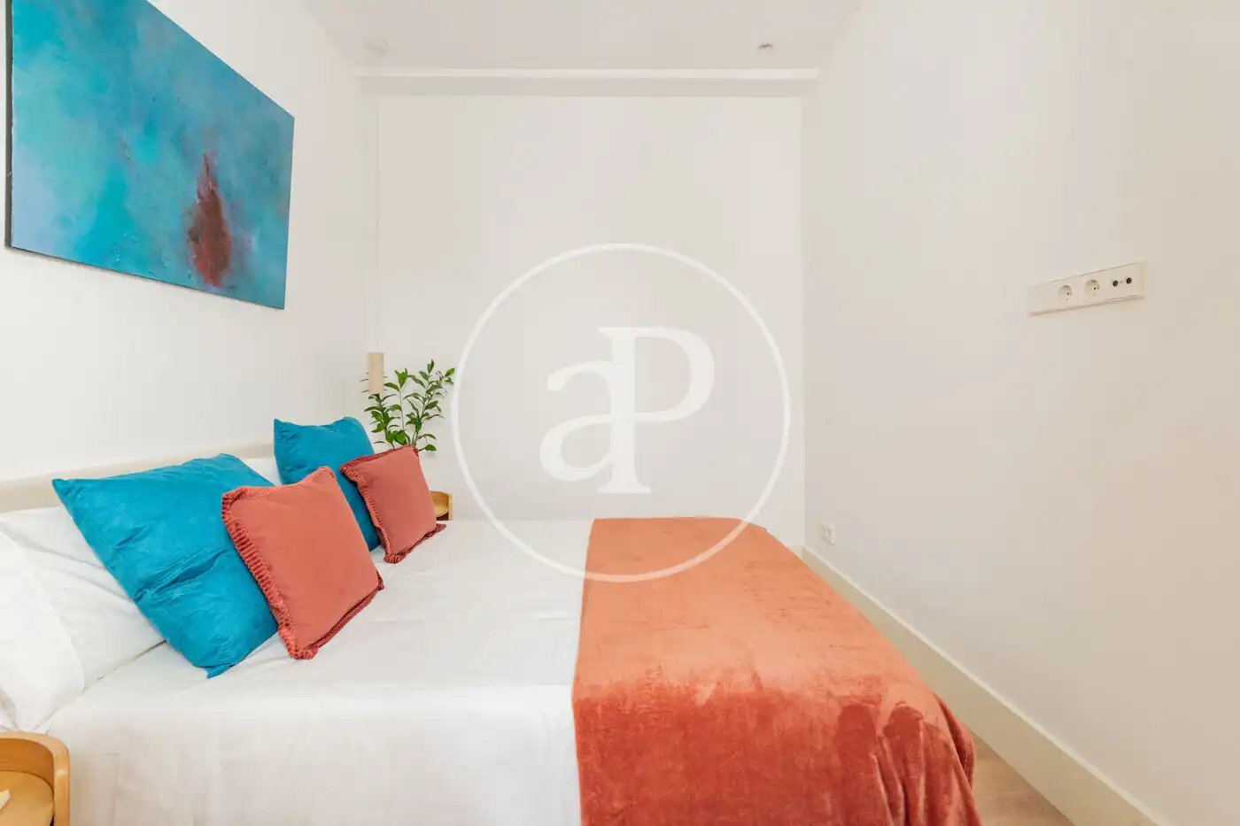 Schlafzimmer von Wohnung zum Verkauf in Madrid mit Klimaanlage, Heizung und Möbliert