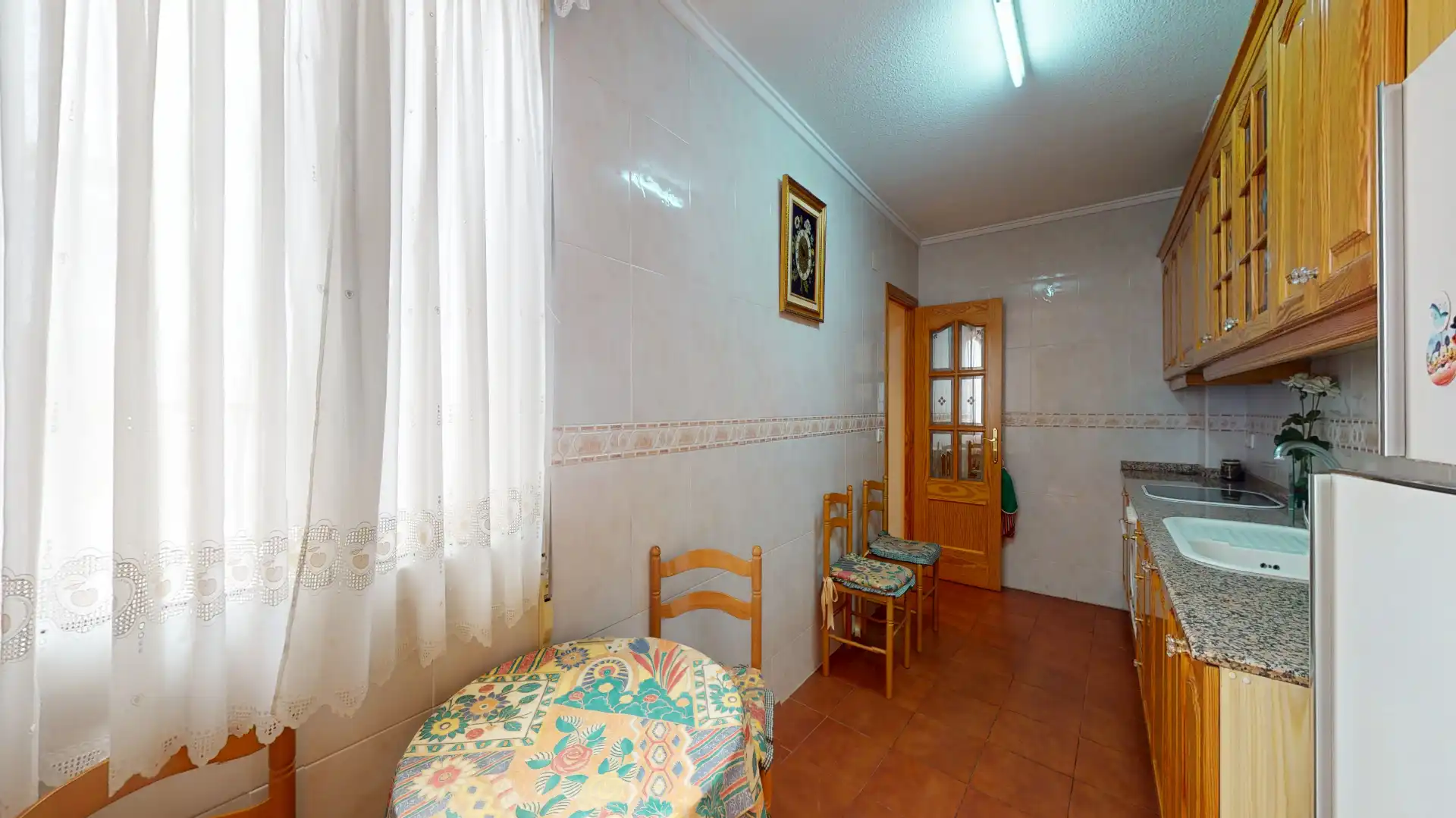 Küche von Wohnung zum Verkauf in Sax mit Klimaanlage, Terrasse und Balkon