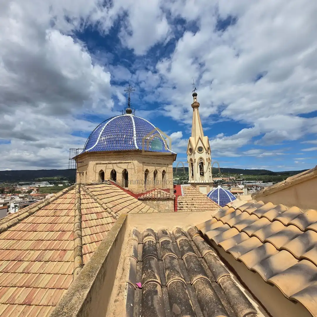 Vista exterior de Casa o xalet en venda en Mogente / Moixent amb Aire condicionat, Terrassa i Traster