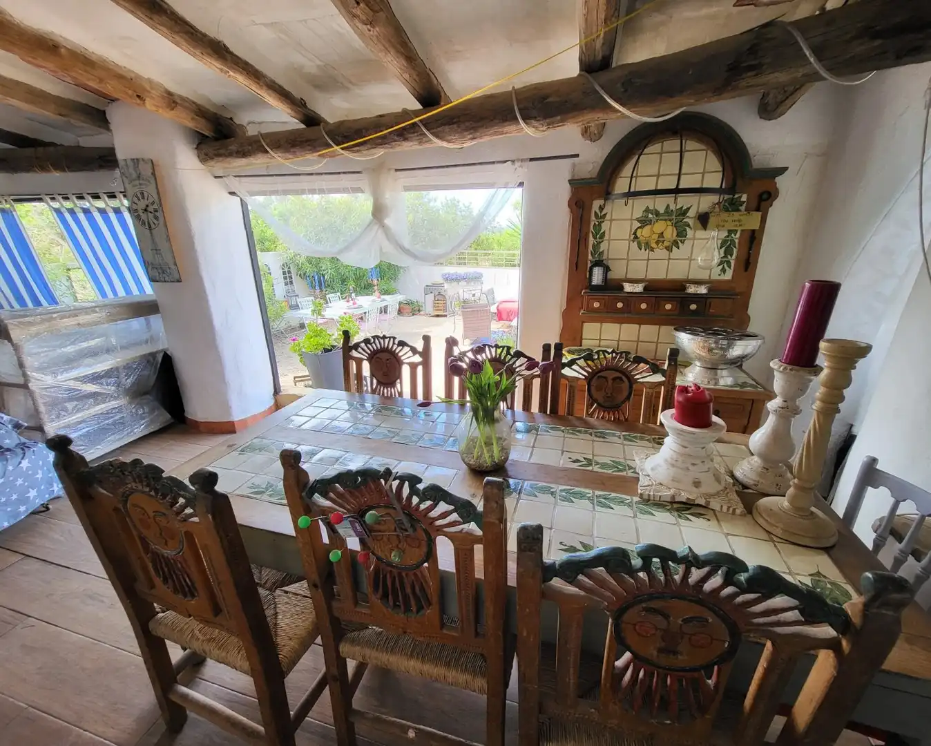 Esszimmer von Country house zum Verkauf in L'Ametlla de Mar  mit Privatgarten, Terrasse und Abstellraum
