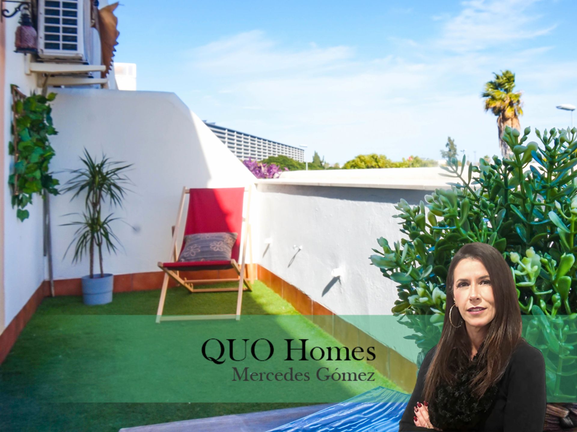 Terrace of Flat to rent in Jerez de la Frontera  with Air Conditioner, Terrace and Storage room