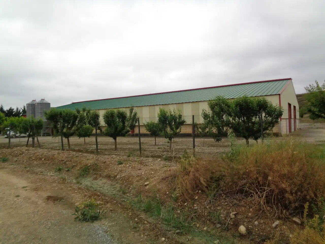 Vista exterior de Nave industrial en venta en Cuzcurrita de Río Tirón