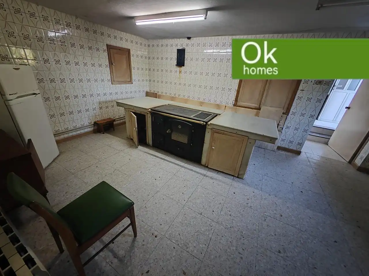Cocina de Casa o chalet en venta en Aranga con Calefacción, Jardín privado y Trastero