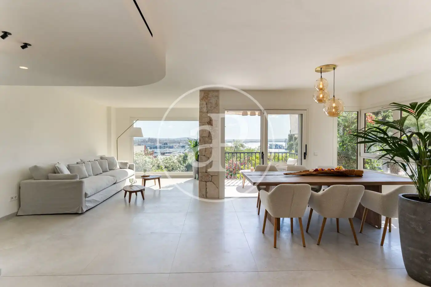 Sala de estar de Piso en venta en  Palma de Mallorca con Aire acondicionado, Calefacción y Jardín privado