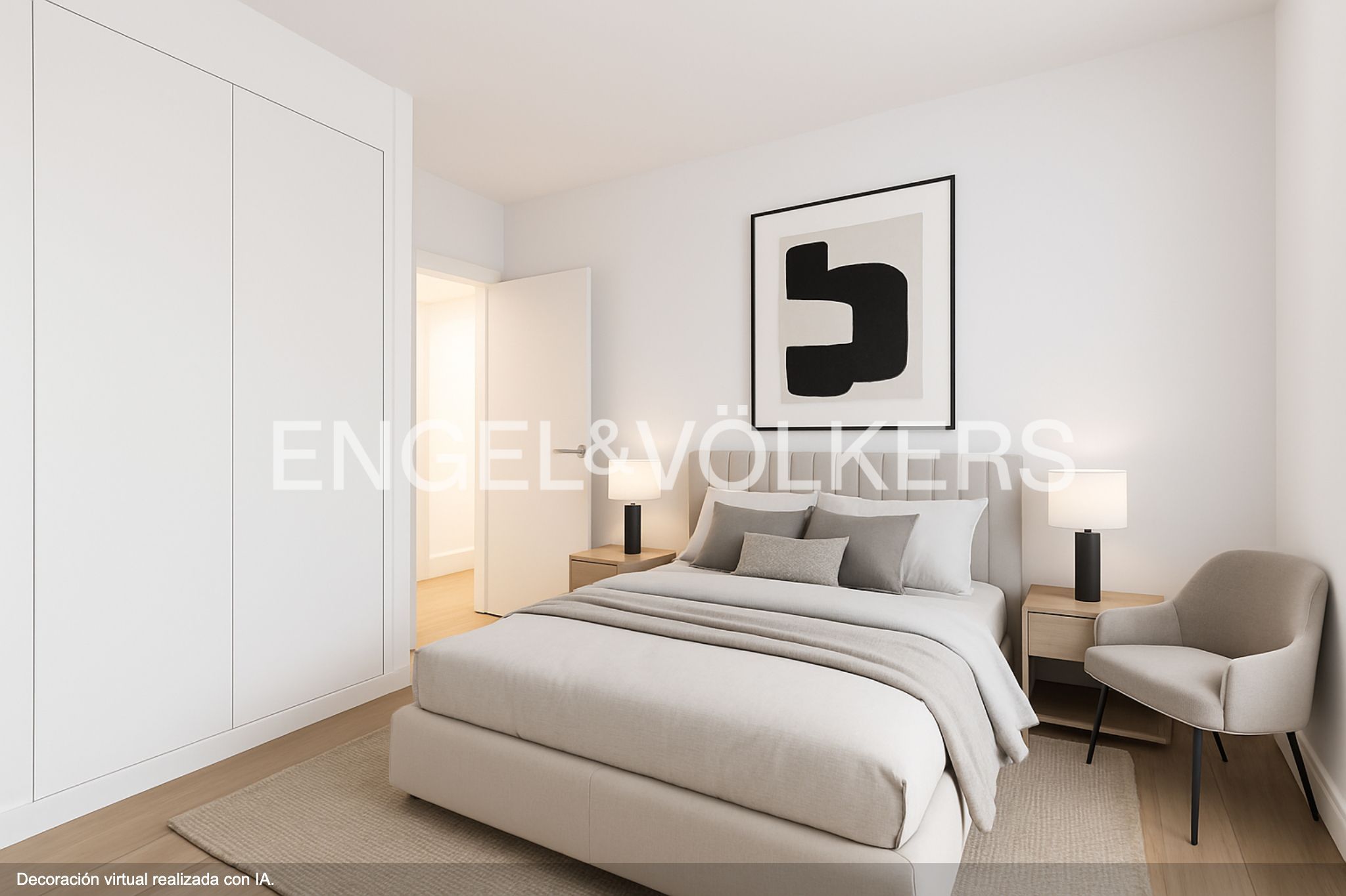 Bedroom of Apartment for sale in  Madrid Capital  with Air Conditioner, Heating and Storage room