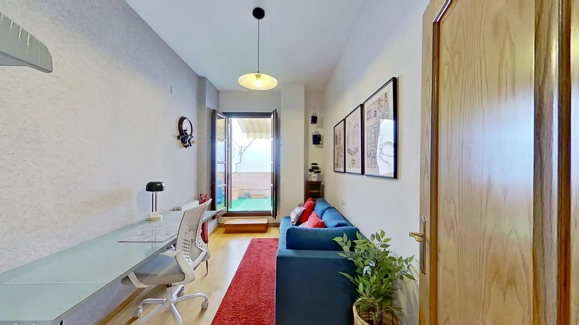 Wohnzimmer von Wohnung zur Miete in Granada mit Klimaanlage, Heizung und Möbliert