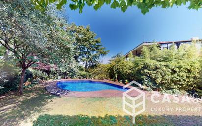 Garden of House or chalet to rent in Sant Cugat del Vallès  with Air Conditioner, Private garden and Parquet flooring